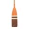 Coastal Brown and Orange Wood Oar Wall Art, 61" x 6" x 2"